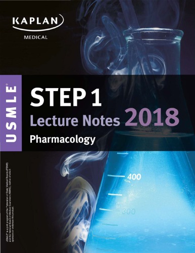 Usmle Step 1 Lecture Notes Kaplan 2018 Pharmacology 2018th Edition Craig Davis