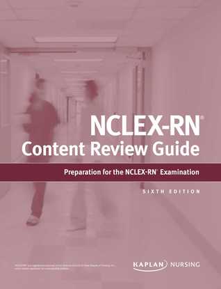 Nclexrn Content Review Guide Paperback Kaplan Nursing