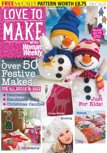 Love To Make With Womans Weekly December 2015 Jane Bolsover