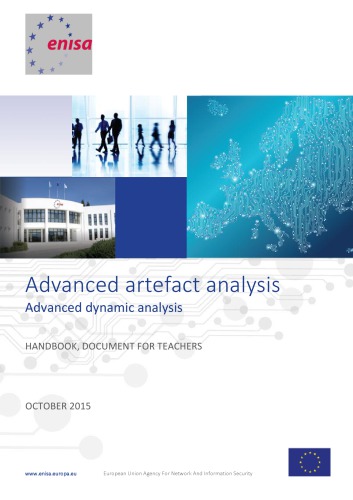 Advanced Artefact Analysis Advanced Dynamic Analysis Handbook Document For Teachers Yonas Leguesse