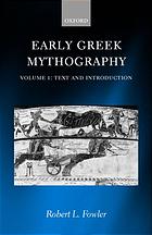 Early Greek Mythography Ii Commentary Robert Louis Fowler