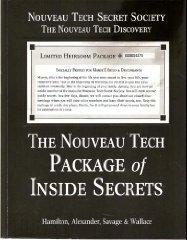 The Nouveau Tech Package Of Inside Secrets Paperback Mark Hamilton