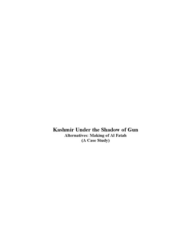 Kashmir Under The Shadow Of The Gun Rao Farman Ali