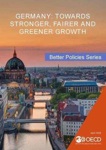 Germany Towards Stronger Fairer And Greener Growth Coll