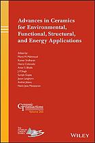 Advances In Ceramics For Environmental Functional Structural And Energy Applications Bhalla