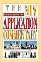 Jeremiah And Lamentations From Biblical Text To Contemporary Life Dearman