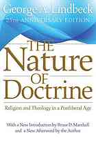 The Nature Of Doctrine Religion And Theology In A Postliberal Age 25th Anv Ed Lindbeck