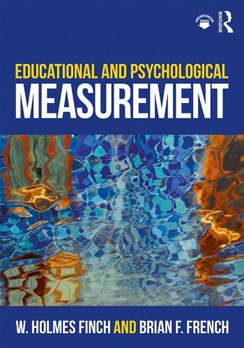 Educational And Psychological Measurement William Holmes Finch