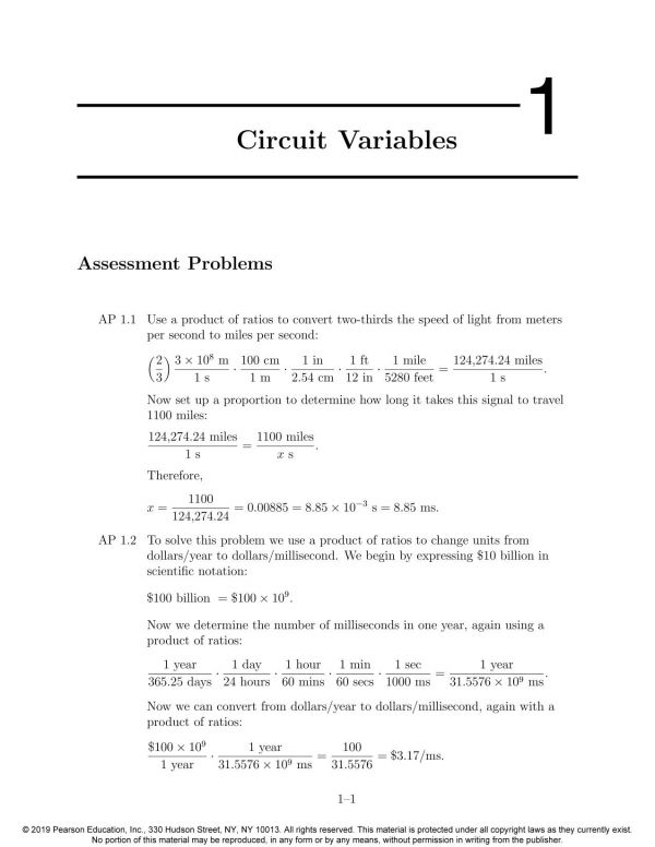 Electric Circuits 11th Ed Instructors Solution Manual 11th Edition James W Nilsson