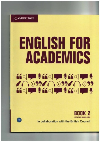 English For Academics Book 2 Cambridge University Press