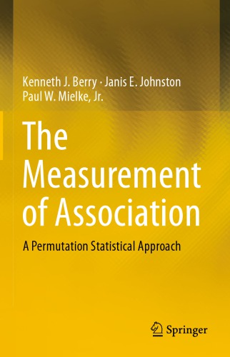 The Measurement Of Association A Permutation Statistical Approach Kenneth J Berry