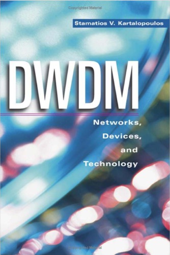 Dwdm Networks Devices And Technology Stamatios V Kartalopoulos