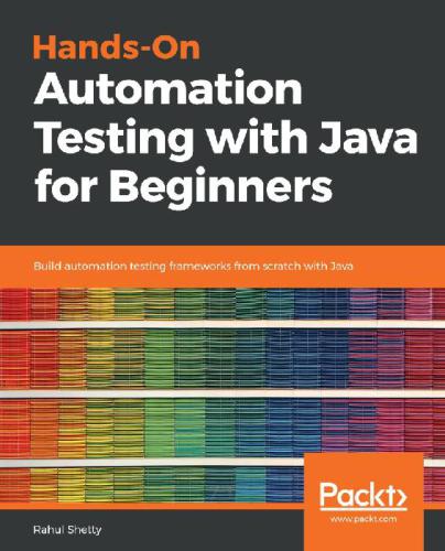 Handson Automation Testing With Java For Beginners Rahul Shetty Rahul Shetty