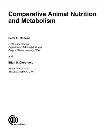 Comparative Animal Nutrition And Metabolism First Edition Peter Robert Cheeke
