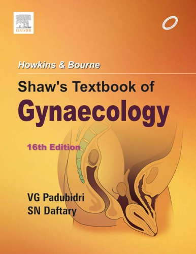 Shaws Textbook Of Gynecology 16th15 6th Vg Padubidri Shirish N Daftary