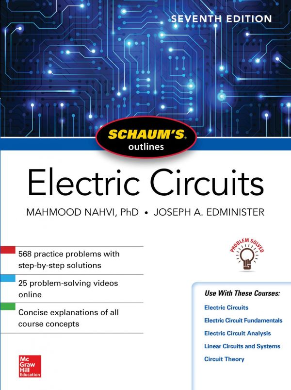 Schaums Outline Of Electric Circuits 7th Mahmood Nahvi Joseph Edminister