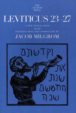Leviticus 2327 Anchor Yale Bible Ayb Paperback Jacob Milgrom