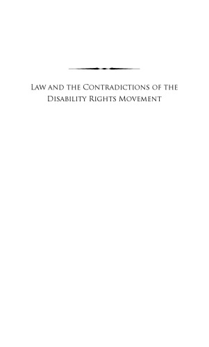 Law And The Contradictions Of The Disability Rights Movement Samuel R Bagenstos