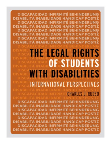 The Legal Rights Of Students With Disabilities International Perspectives Charles J Russo