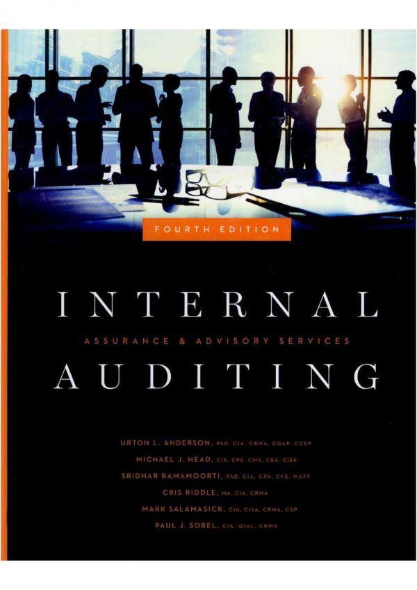 Internal Auditing Urton L Anderson Michael J Head