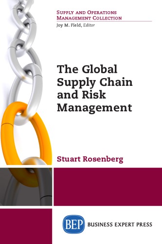 The Global Supply Chain And Risk Management Rosenberg Stuart