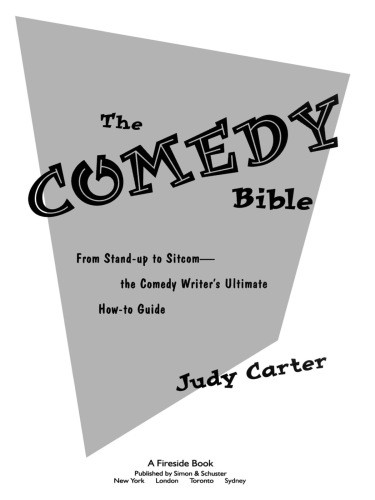 The Comedy Bible Judy Carter
