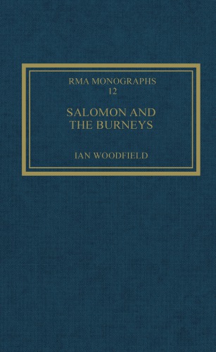 Salomon And The Burneys Private Patronage And A Public Career Ian Woodfield
