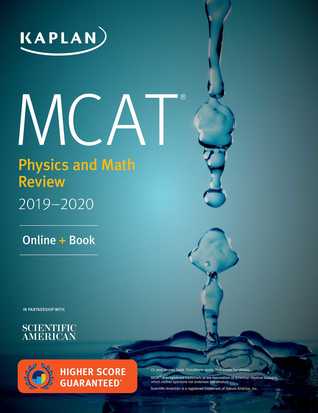 Mcat Physics And Math Review 20192020 Online Book 2019th Edition Kaplan Test Prep