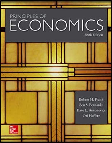 Principles Of Economics 6th Edition Robert H Frank Ben Bernanke