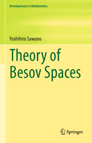 Theory Of Besov Spaces Yoshihiro Sawano