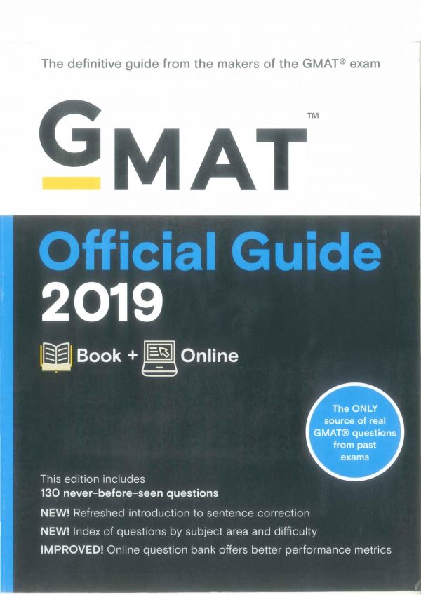 Gmat Official Guide 2019 3rd Edition Gmac Graduate Management Admission Council