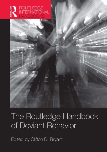 The Routledge Handbook Of Deviant Behavior Clifton D Bryant Ed