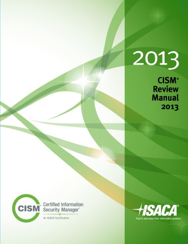Cism Review Manual 2013 11th Isaca