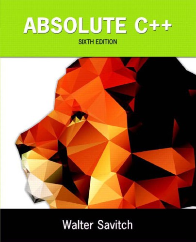 Absolute C 6th Edition 6th Edition Walter Savitch Kenrick Mock