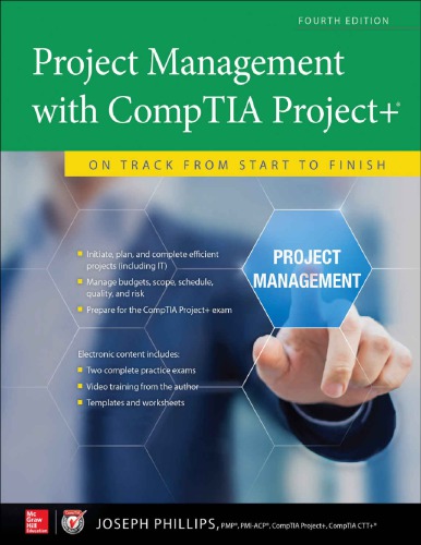 Project Management With Comptia Project On Track From Start To Finish 4th Joseph Phillips