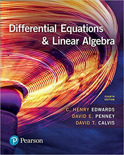 Differential Equations And Linear Algebra 4th Edition C Henry Edwards