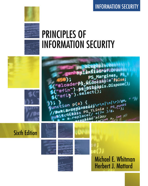 Principles Of Information Security 6th Edition Whitman Michael Mattord