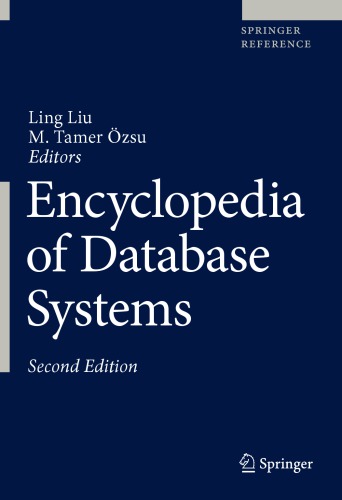 Encyclopedia Of Database Systems 2nd Edition 2nd Ed Ling Liu