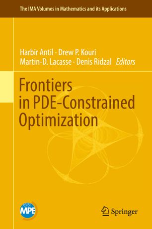 Frontiers In Pdeconstrained Optimization 1st Ed Harbir Antil