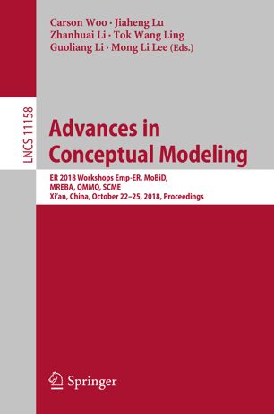 Advances In Conceptual Modeling Er 2018 Workshops Emper Mobid Mreba Qmmq Scme Xian China October 2225 2018 Proceedings 1st Ed Carson Woo