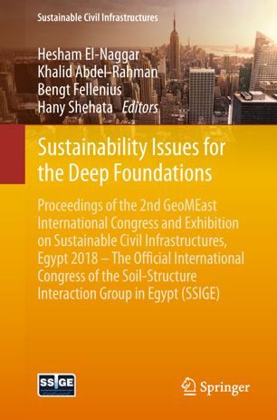 Sustainability Issues For The Deep Foundations 1st Ed Hesham Elnaggar