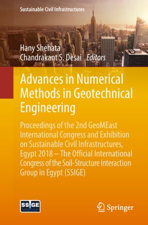 Advances In Numerical Methods In Geotechnical Engineering 1st Ed Hany Shehata