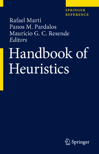 Handbook Of Heuristics 1st Edition Rafael Mart Panos M Pardalos