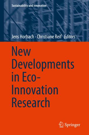 New Developments In Ecoinnovation Research 1st Ed Jens Horbach