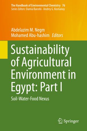 Sustainability Of Agricultural Environment In Egypt Part I Soilwaterfood Nexus 1st Ed Abdelazim M Negm