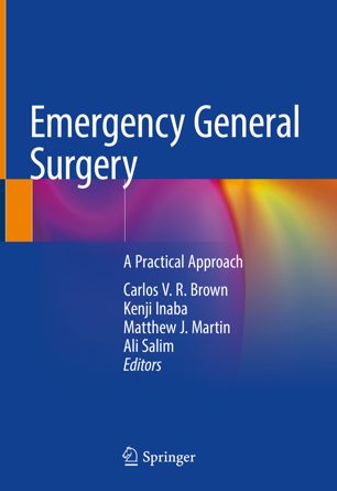 Emergency General Surgery A Practical Approach 1st Ed Carlos V R Brown