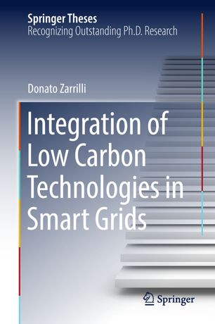 Integration Of Low Carbon Technologies In Smart Grids 1st Ed Donato Zarrilli
