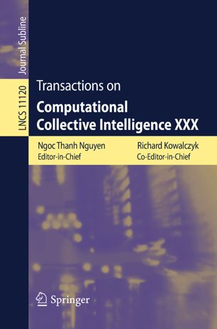 Transactions On Computational Collective Intelligence Xxx 1st Ed Ngoc Thanh Nguyen
