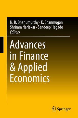 Advances In Finance Applied Economics 1st Ed Nr Bhanumurthy