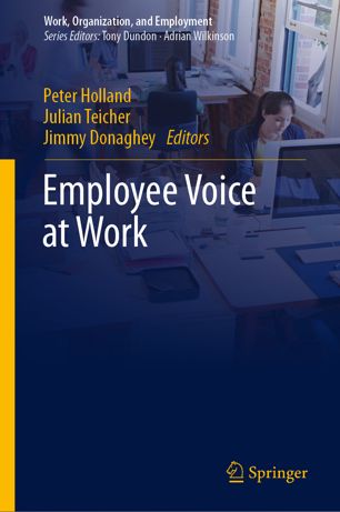 Employee Voice At Work 1st Ed Peter Holland Julian Teicher Jimmy Donaghey